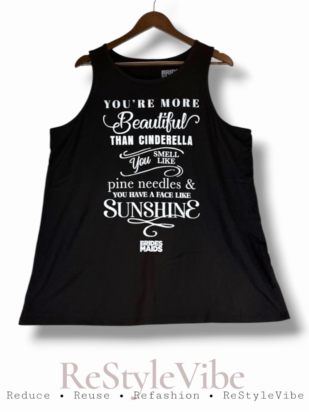 TORRID Women’s Size 2 2X Top Tank Shirt Bridesmaids Movie Quote Graphic